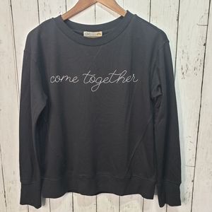 New! C&C California Black Long Sleeve Knit Shirt C